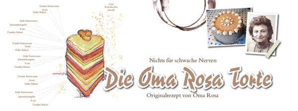 Die Oma Rosa Torte Rezept